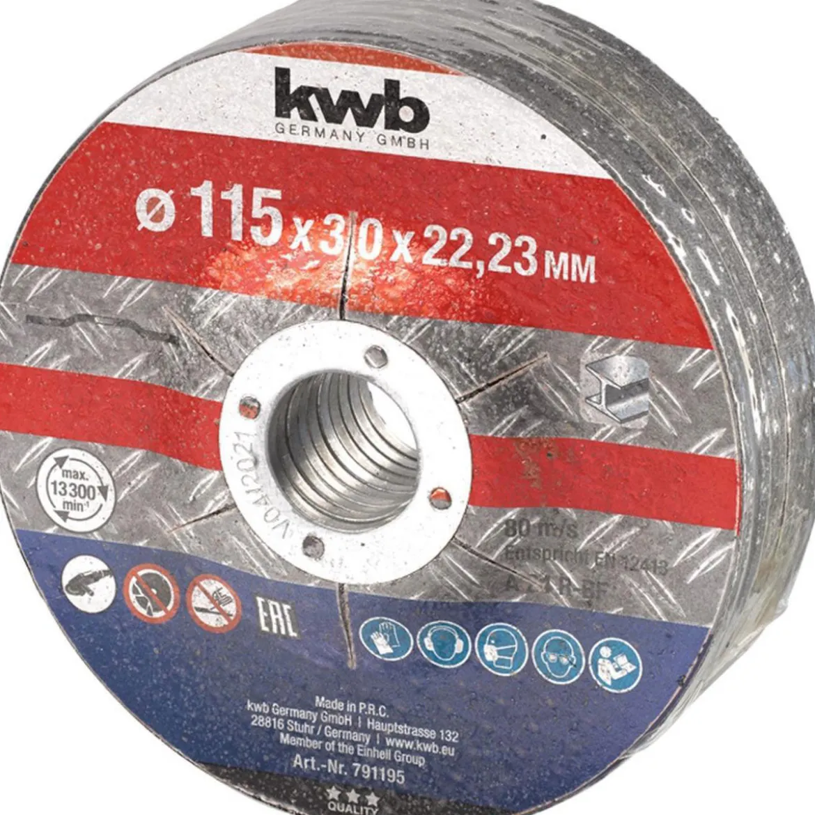 kwbTrennscheiben Metallbearbeitung Durchmesser 115 mm