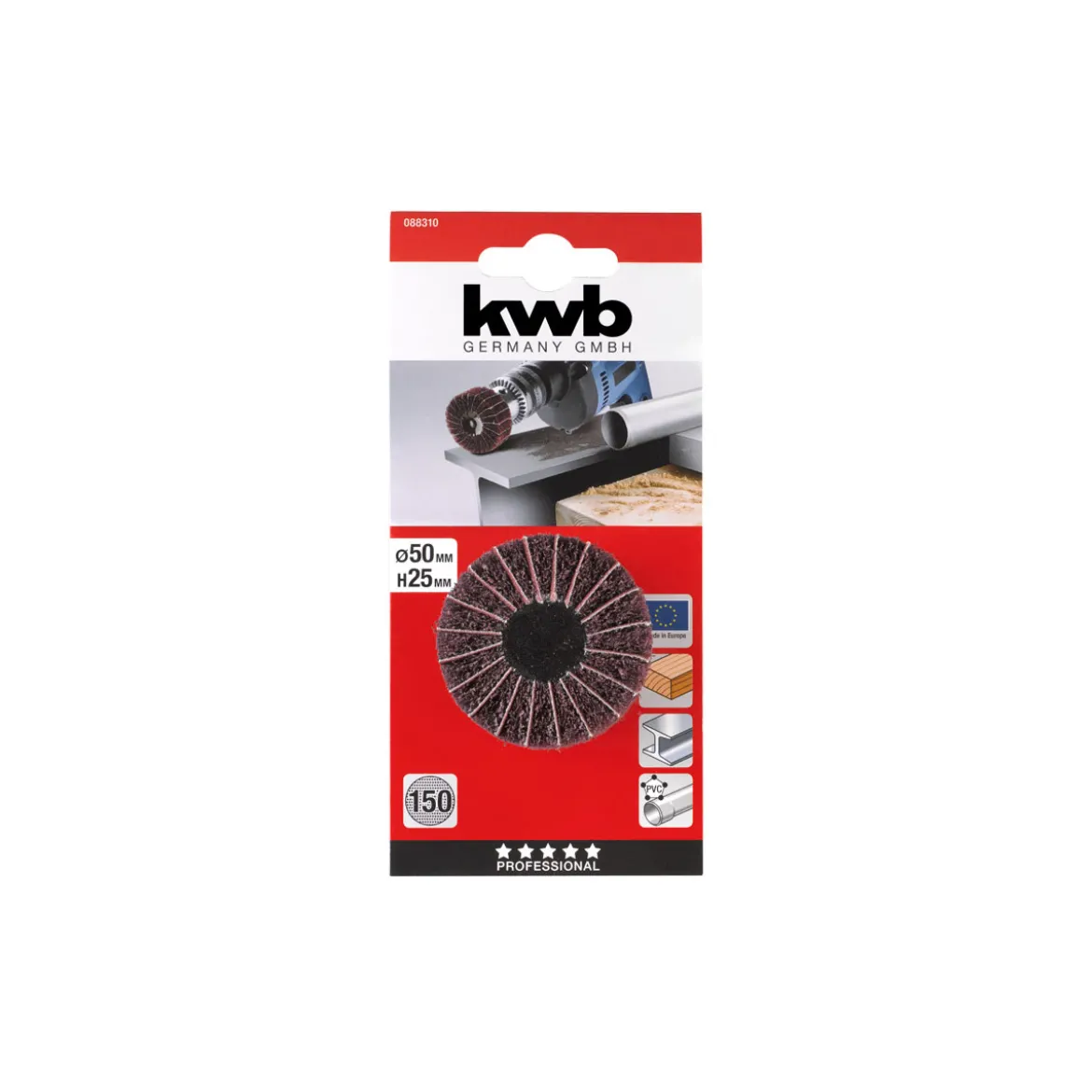 kwbVliesmopstift 50 x 30 mm K150