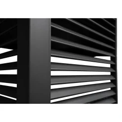 Lamellenwand 300-Serie anthrazit 0,9 x 2,4 m