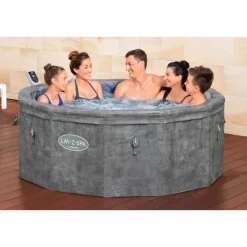 LAY-Z-SPA Whirlpool Carrara 170x65Foam Spa UltraFit Smart grau
