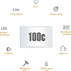 LED Aussenleuchte LN1 LEDDaemmerungssensor