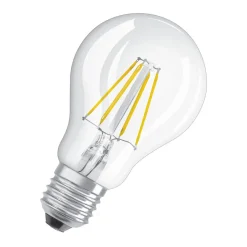 LED Gluehlampe dim E27 470lm 27K 40W Ersatz warmweiss Filament Klar