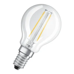 LED Tropfen E14 250lm 4.000K 25 WErsatz kaltweiss Filament klar
