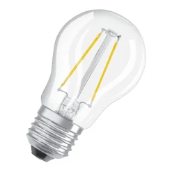 LED Tropfen E27 250lm 2.700K 25 WErsatz warmweiss Filament klar
