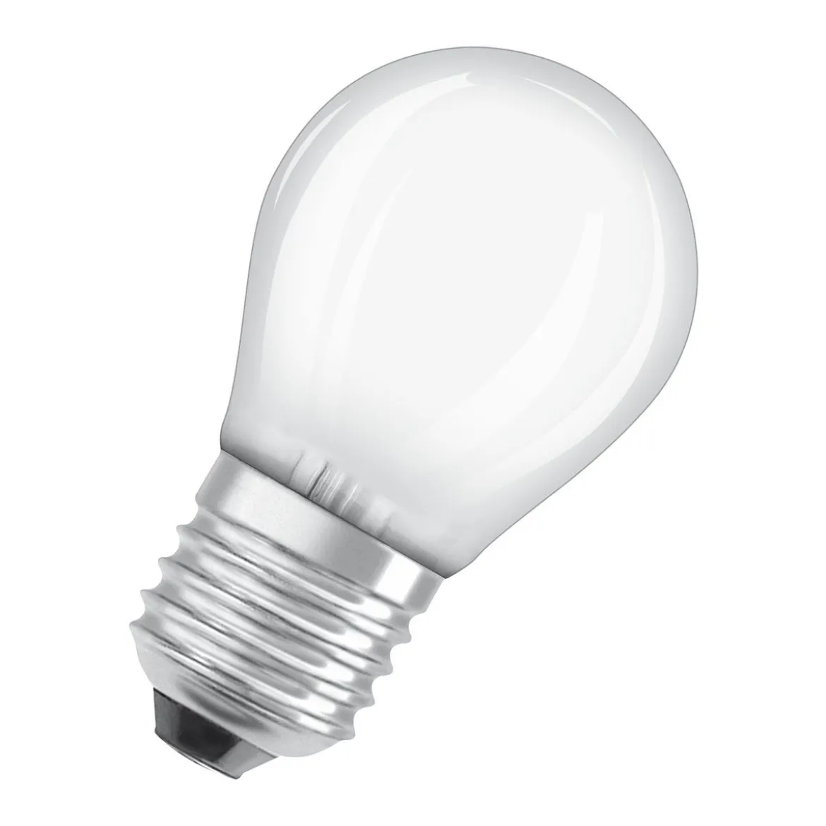 LED Tropfen E27 470lm 2.700K 40 WErsatz warmweiss Filament matt