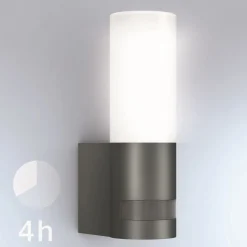 LED-AL L605 anth. 13x8x26 cm 9,5W 180GIP44