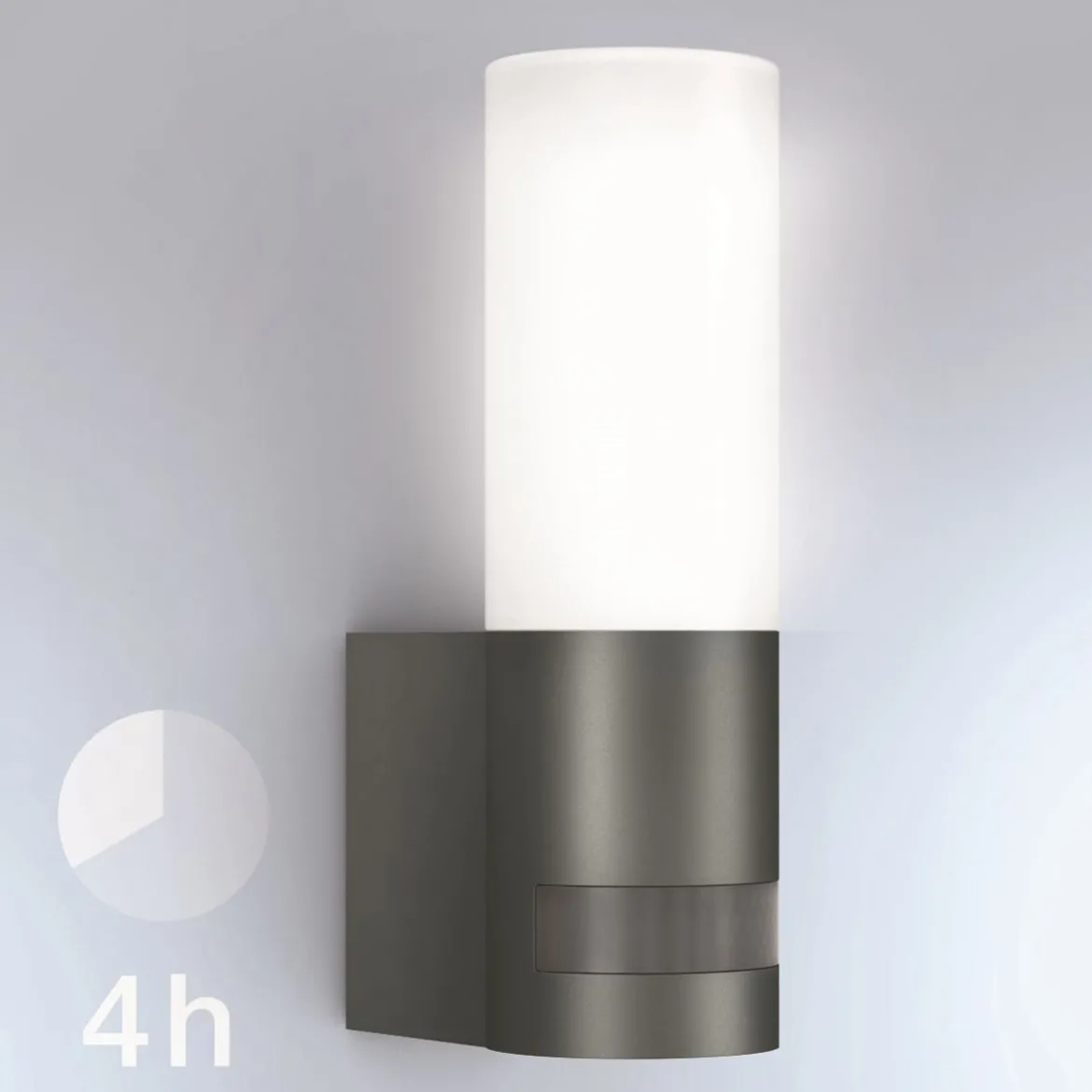 LED-AL L605 anth. 13x8x26 cm 9,5W 180GIP44