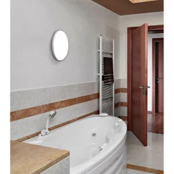 LED Deckenleuchte Garda D 28 cmH 5,5 cm, weiss satiniert