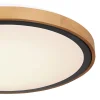 LED DL Bruno D43,7cm holz-schwarz24W 1000lm CCT3000/4500/6000K