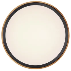 LED DL Bruno D43,7cm holz-schwarz24W 1000lm CCT3000/4500/6000K