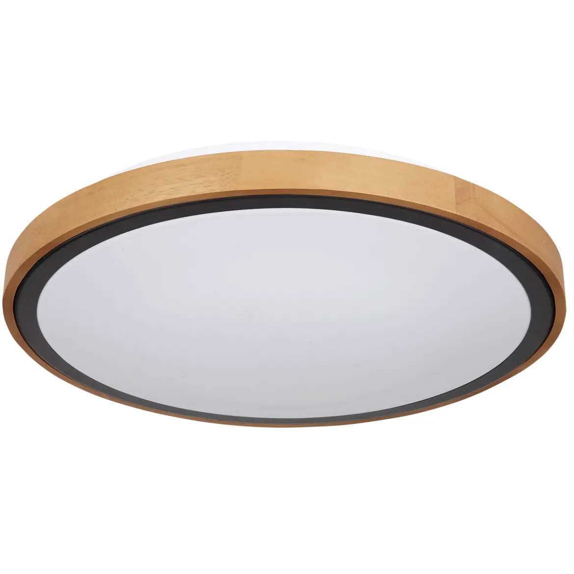 LED DL Bruno D43,7cm holz-schwarz24W 1000lm CCT3000/4500/6000K