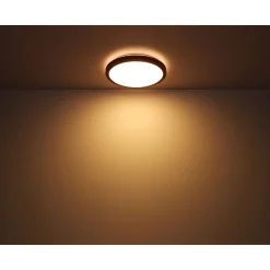 LED DL Bruno D43,7cm holz-schwarz24W 1000lm CCT3000/4500/6000K