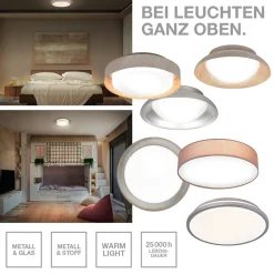 Ledvance Orbis Dublin 490 mm 36W830 Silber