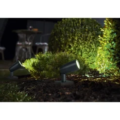 Ledvance SMART+ Außenleuchte Garden Spot 1 Spot mit Anschlusskabel grau