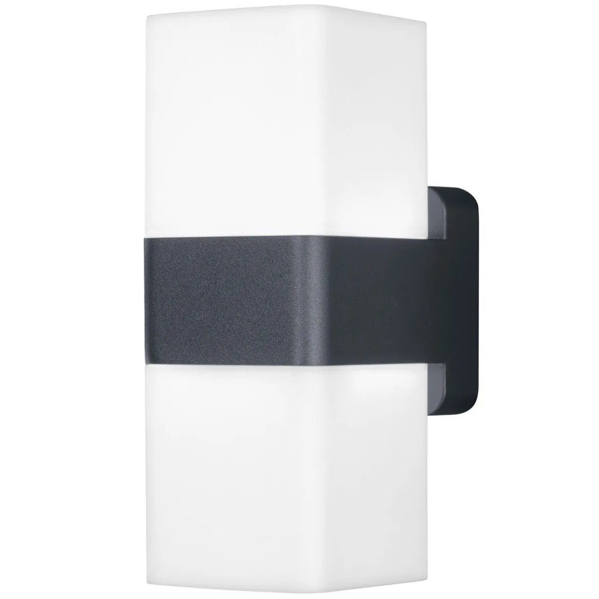 Ledvance SMART+ Außenwandleuchte Cube Up Down 8 x 20,5 x 11 cm grau