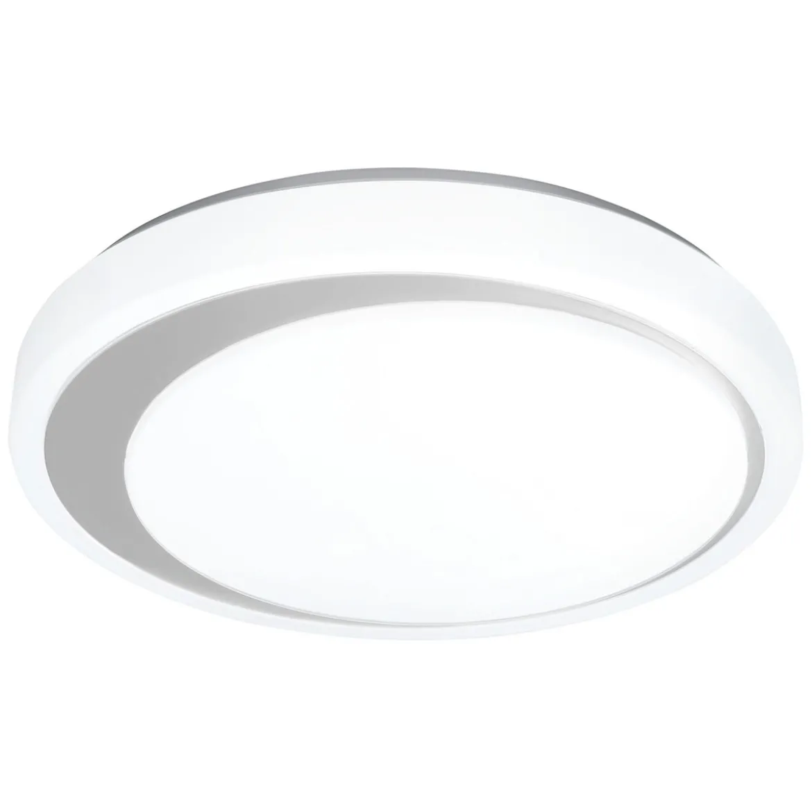 Ledvance SMART+ Deckenleuchte Orbis Moon Durchmesser 48 cm weiß-grau