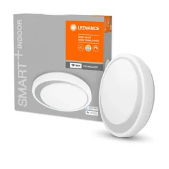 Ledvance SMART+ Deckenleuchte Orbis Moon Durchmesser 48 cm weiß-grau