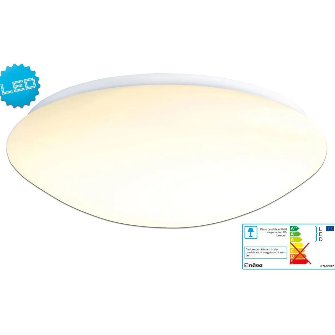 LED WADE Dublin inkl. 28 SMD LED 11,5W4000K 800lm D 27 cm