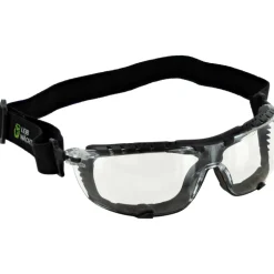 Leibwächter Schutzbrille Vollsicht klar ausw. Bügel, mit Kopfband