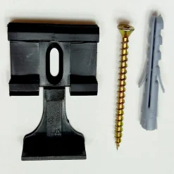 Leisten-Clips schwarz 3,3 x 3,4 x 0,8 cm 30 Stk.