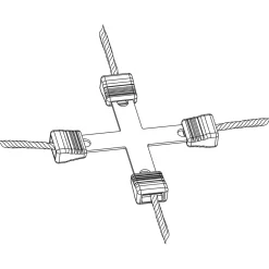 Litzclip Litzen-Kreuzverbinder 5 St.