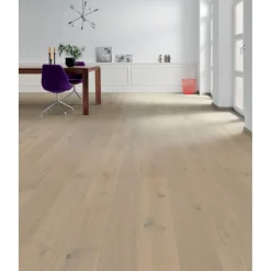 Living by HARO Parkett Landhausdiele 12mm 2V Eiche grey strukturiert Naturöl