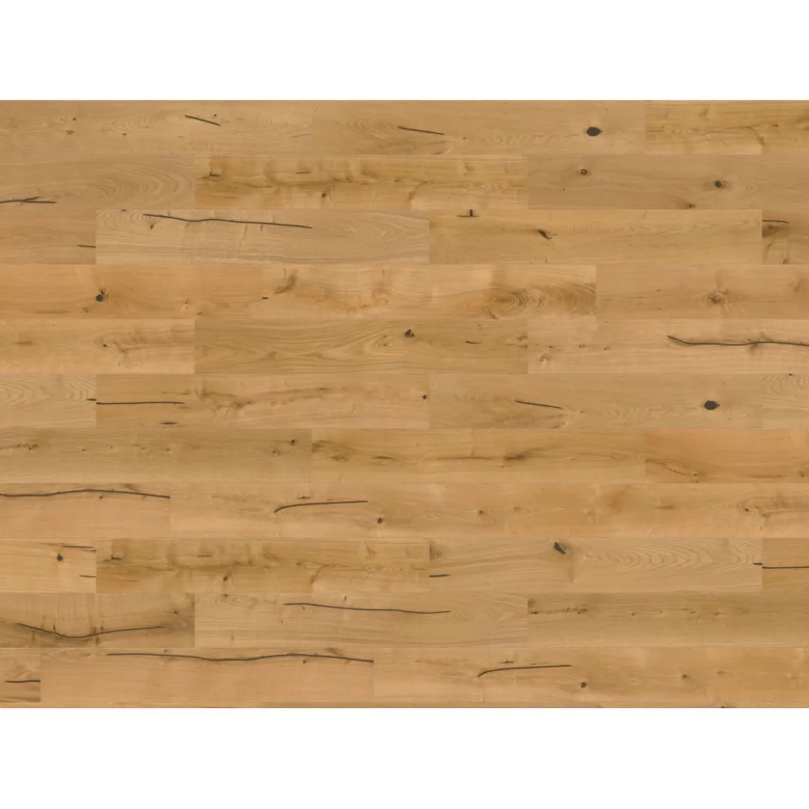 Living by HARO Parkett Landhausdiele 11mm 2V Eiche rustic strukturiert Naturöl