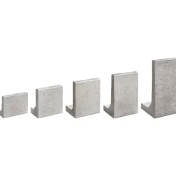 L-Stein 50x32x40x8 cm Grau, mit Fase