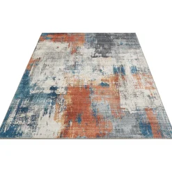 Luxor living Teppich Polino 120x170 cm blau-koralle