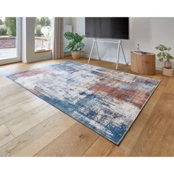 Luxor living Teppich Polino 120x170 cm blau-koralle