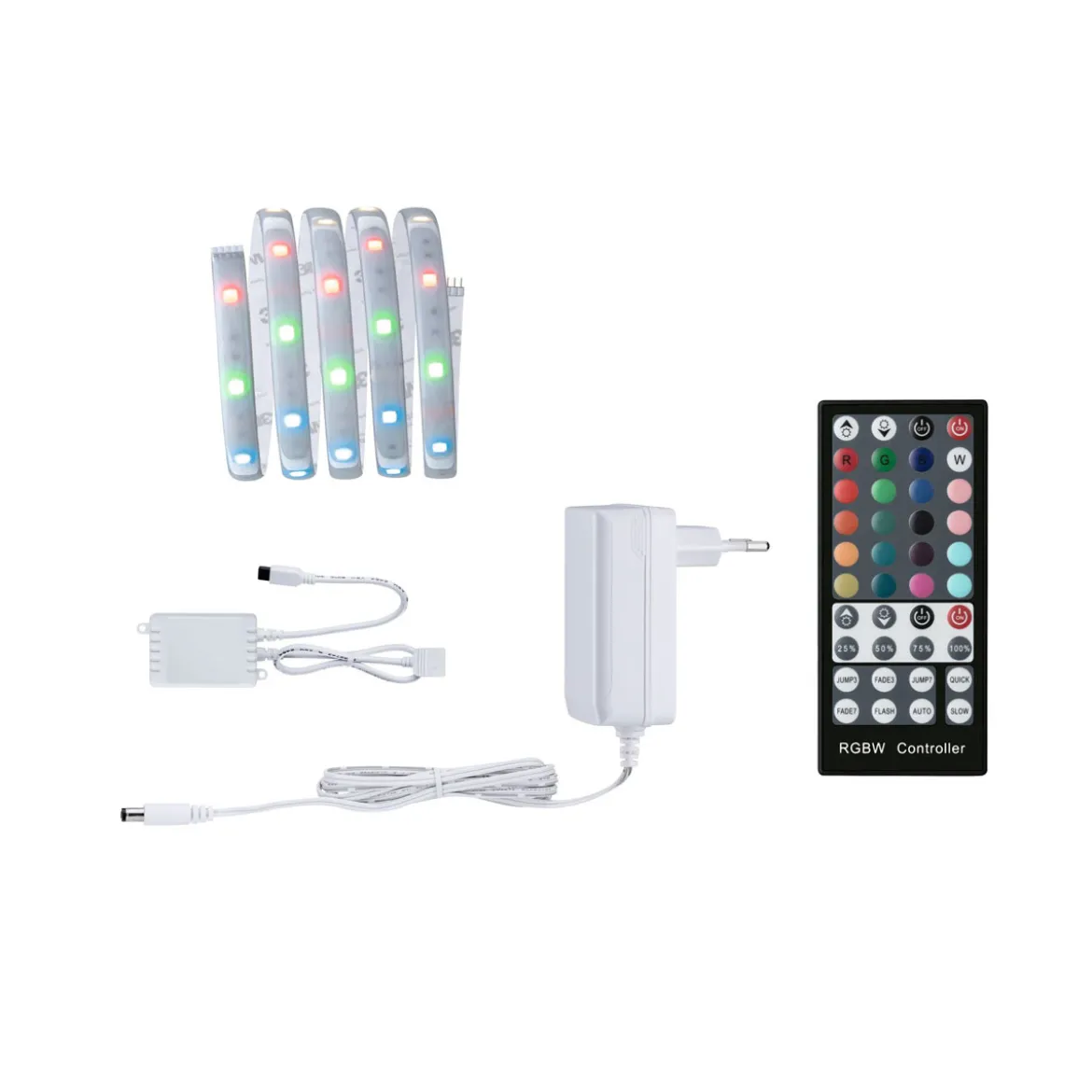 MaxLED 250 Basisset 1,5m RGB§ IP44Protect Cover 9,8W 230/24V Silber