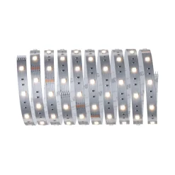 MaxLED 250 Basisset 3m RGBW IP20 3000K20W 230/24V 24VA Silber