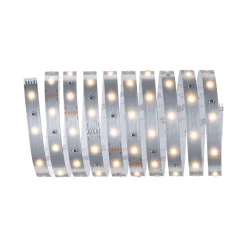MaxLED 250 Basisset 3m Warmweiss IP202700K 12W 230/24V Silber