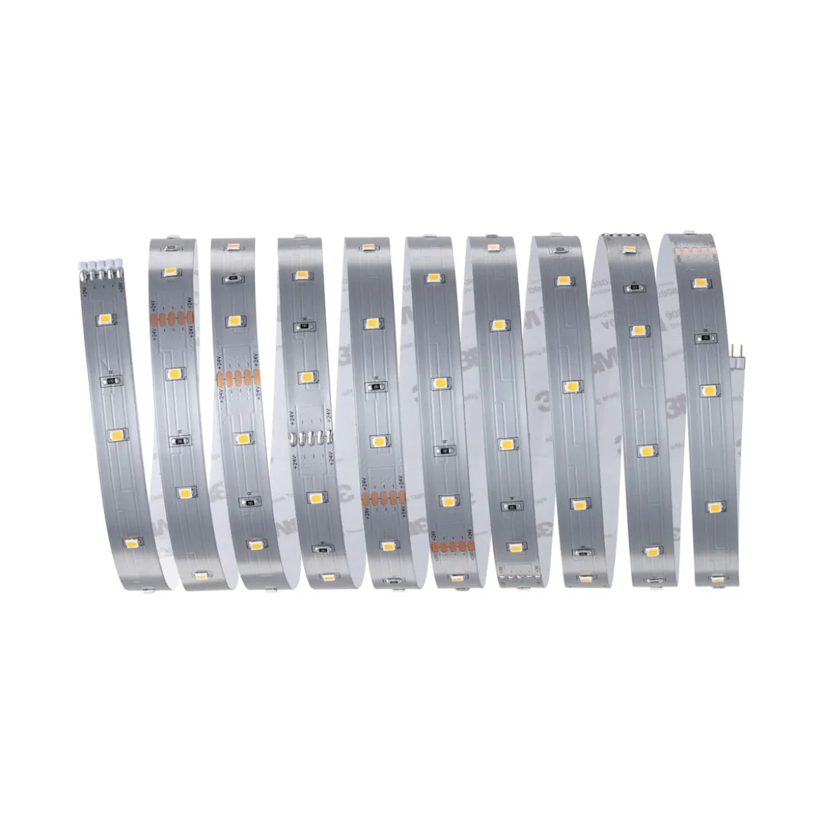 MaxLED 250 Basisset 3m Warmweiss IP202700K 12W 230/24V Silber
