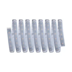 MaxLED 500 Basisset 3m Warmweiss IP44Cover 2700K 18W 230/24V 36VA Silber Kst