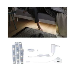 MaxLED 250 Comfort Set Bett 1m Warmweiss2700K Protect Cover IP44 4W 24V Silb