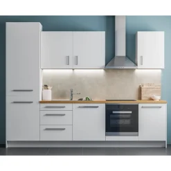 MaxLED 500 Comfort Set kitchen 1,8m IP44Cover 2700K 11W 230/24V 20VA Silber Kst