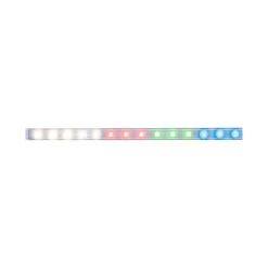 MaxLED 500 Stripe 1m RGBW IP44 Cover3000K 12W 24V Silber Kst