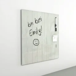 Memo-Art Wood weiss 50 x 50 cm Memoboard