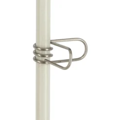 Metallclip für Fiberglas-Pfahl 10 mm 30 Stück