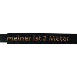 Meterstab Meiner ist 2 Meter 2m schwarz