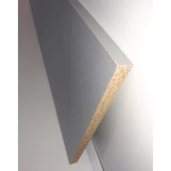 Moebelbauplatte Edelstahlgrau 2630x300x19 mm