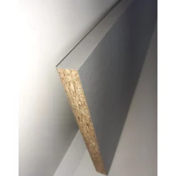 Moebelbauplatte Edelstahlgrau 2630x200x19 mm