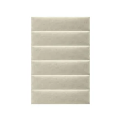 Mollis Polsterpaneele beige 60 x 15 cm