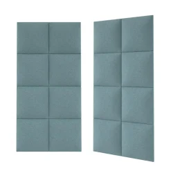 Mollis Polsterpaneele blau 30 x 30 cm
