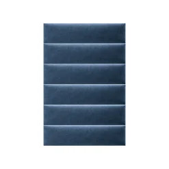 Mollis Polsterpaneele blau 60 x 15 cm
