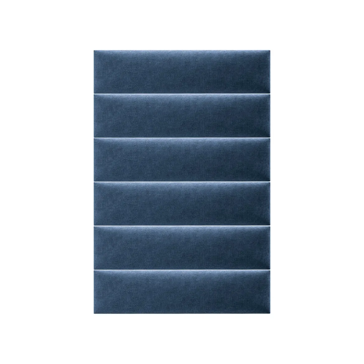 Mollis Polsterpaneele blau 60 x 15 cm