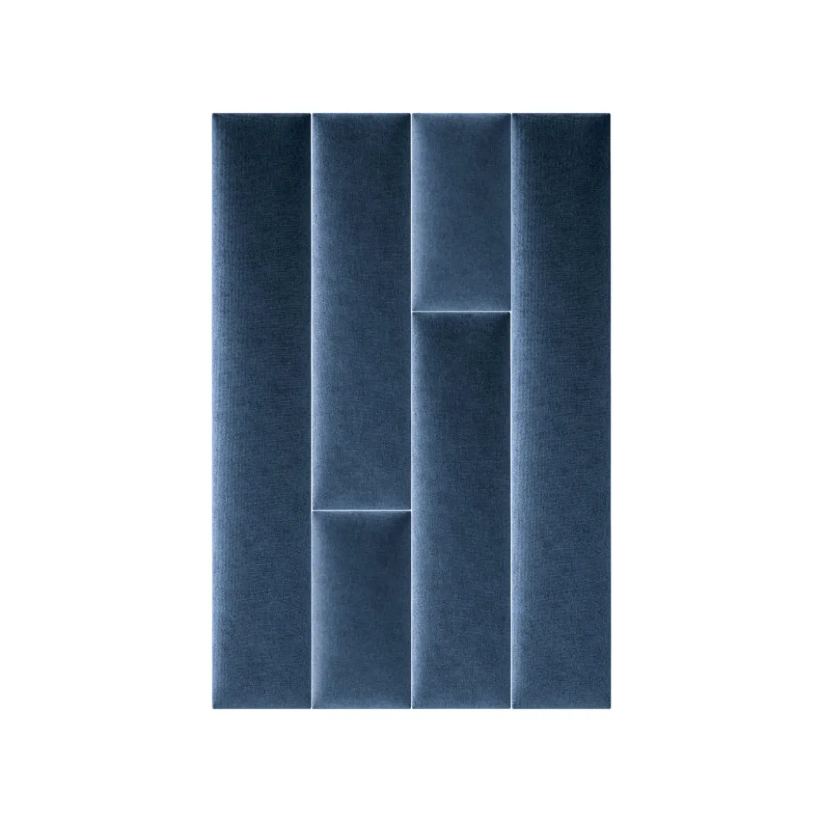 Mollis Polsterpaneele blau 60 x 15 cm
