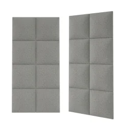 Mollis Polsterpaneele grau 30 x 30 cm