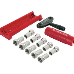 Montage-Set f. F-Stecker Kabel